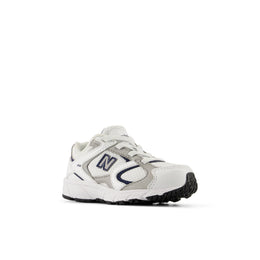 New Balance 408 Bungee Lace Toddler Shoes – NB White / Natural Indigo
