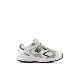 New Balance 408 Bungee Lace Toddler Shoes – NB White / Natural Indigo