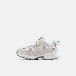 New Balance 530 Bungee Shoes Grey Matter With Pink Salt