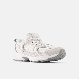 New Balance 530 Bungee Shoes Grey Matter With Pink Salt