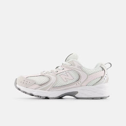 New Balance 530 Bungee Shoes Grey Matter With Pink Salt