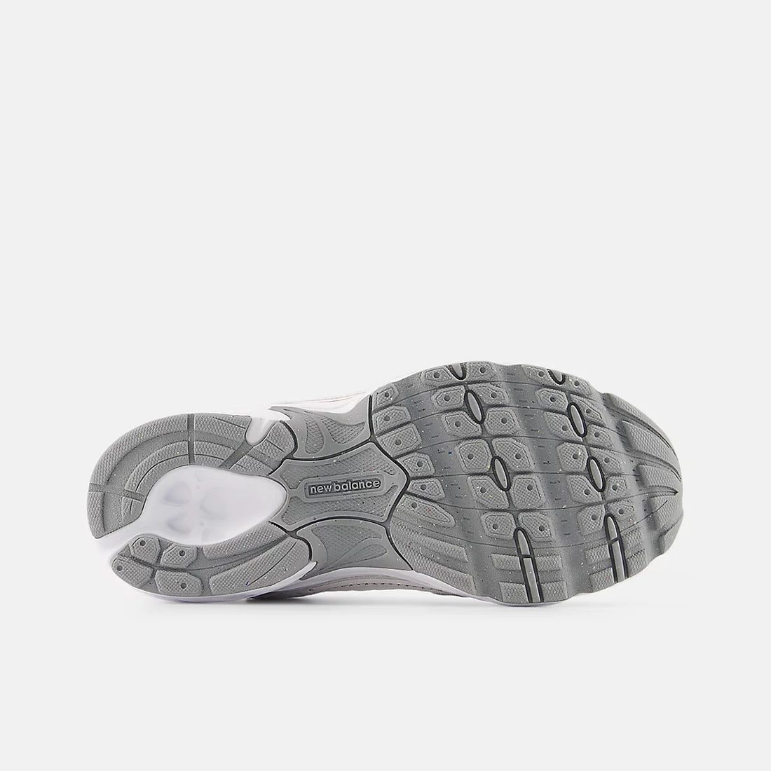New Balance 530 Bungee Shoes in Grey Matter With Pink Salt — outsole (little kids version)