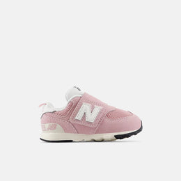 New Balance 574 NEW-B Hook & Loop Shoes Pink Chalk With Sea Salt