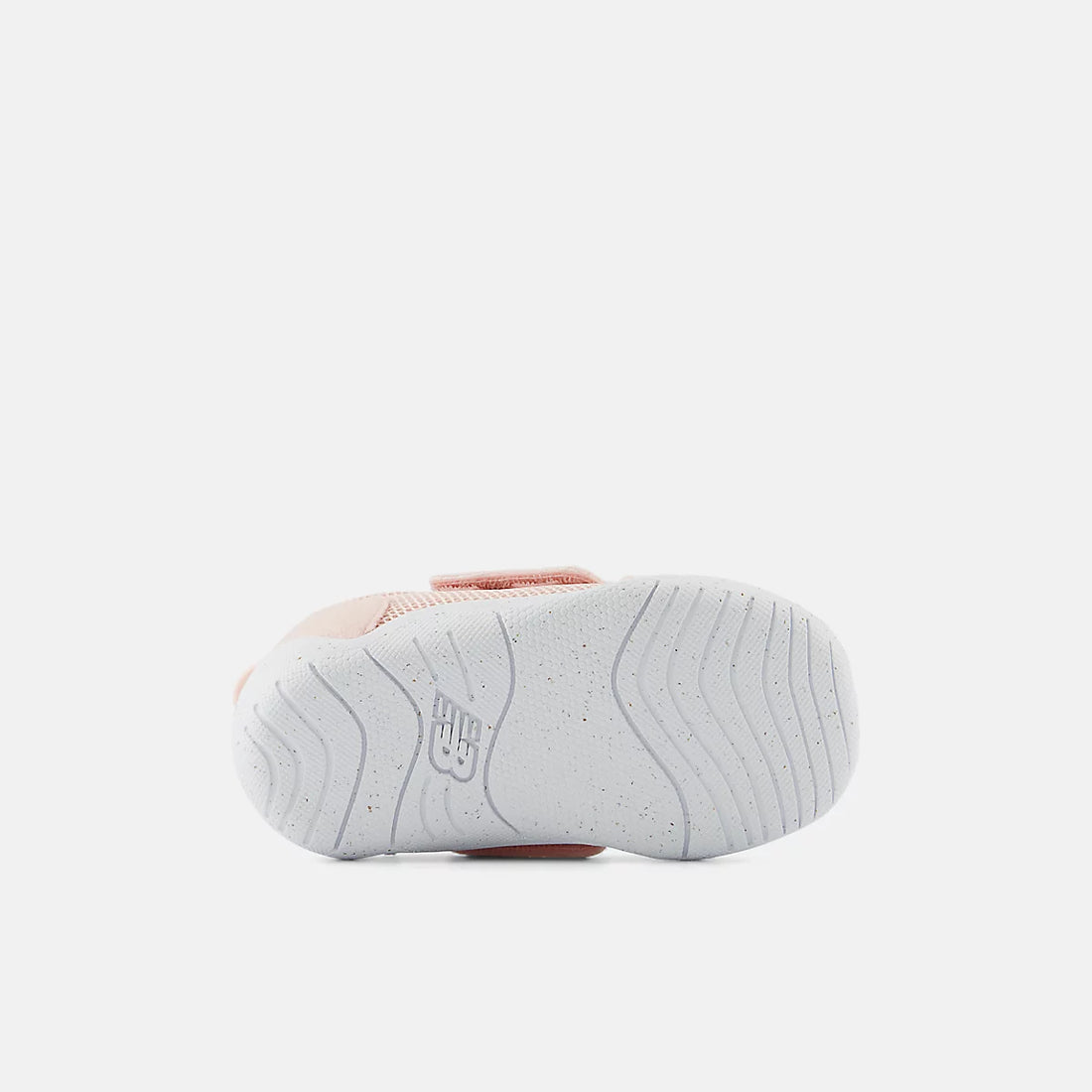 New Balance NEW-B FIRST Hook & Loop Shoes in Crystal Pink With White — outsole