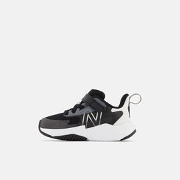New Balance Rave Run V2 Bungee Lace With Top Strap Shoes Black With White