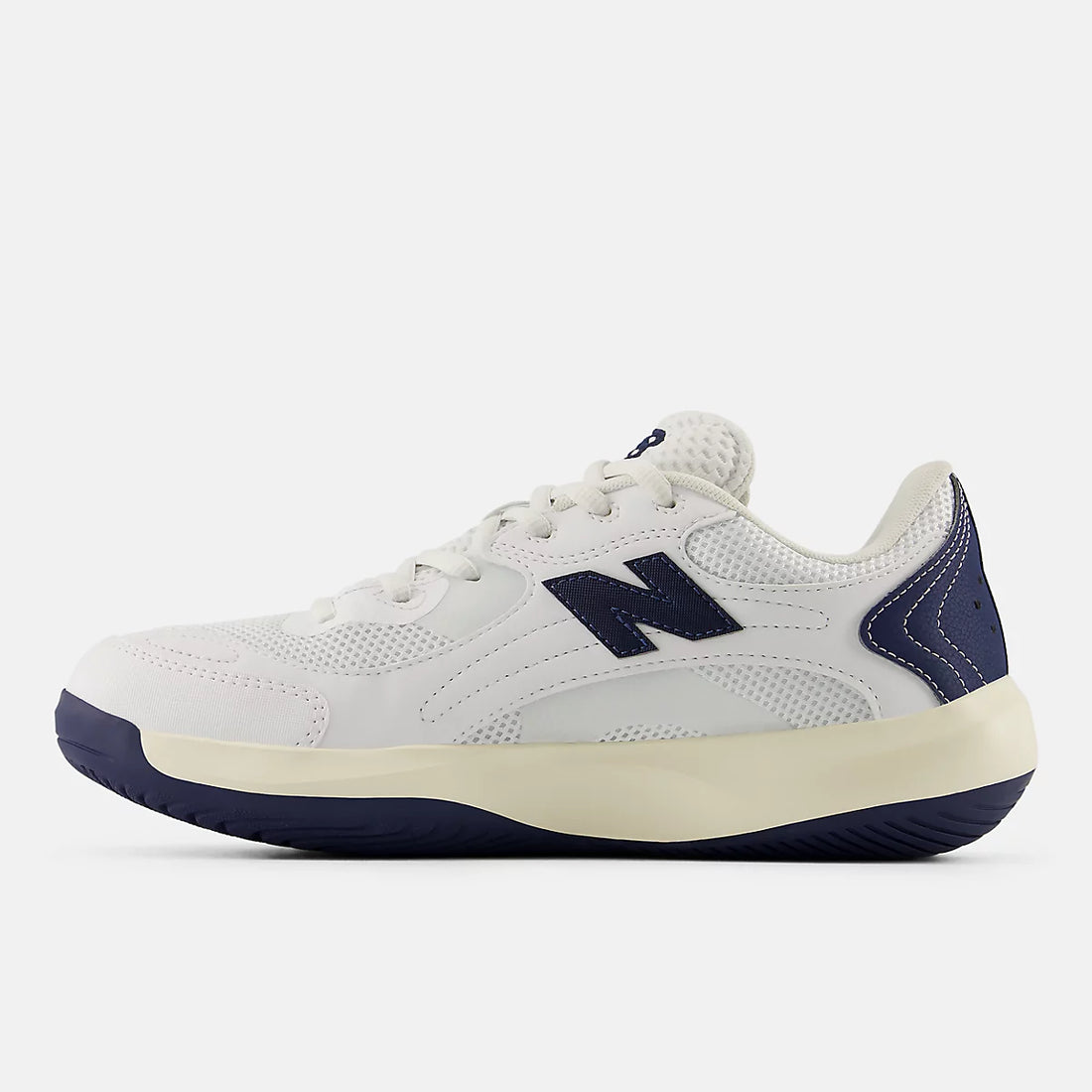 New Balance Women’s EveryMatch PKL Pickleball Shoes in White With Pink Granite — inner side