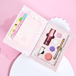 No Nasties Kids Nala Kids Natural Pressed Powder Pink Makeup Palette Kit