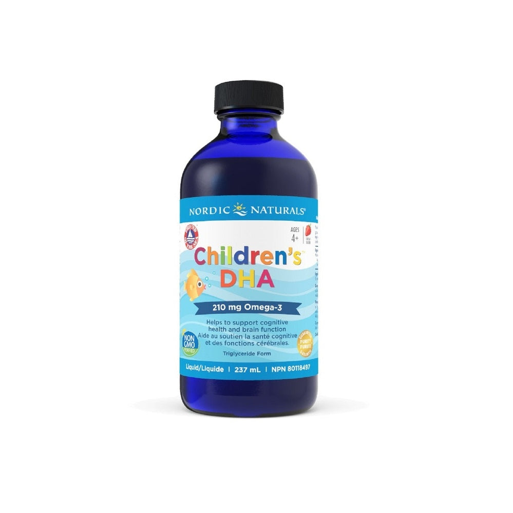 Nordic Naturals Children's DHA Liquid in Blue Glass Bottle (237 ml)