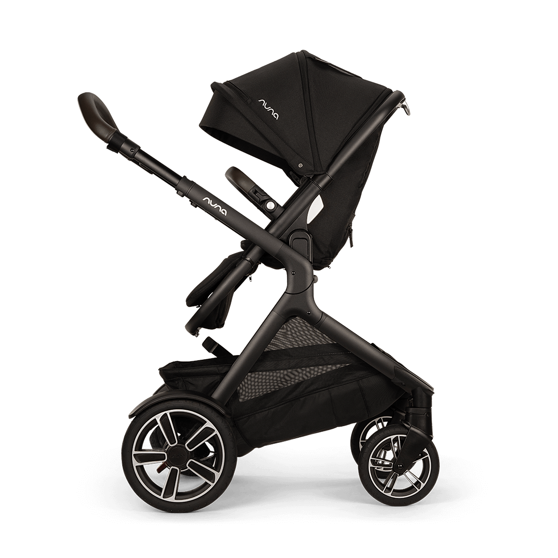 Nuna DEMI Next — Caviar — upright parent facing