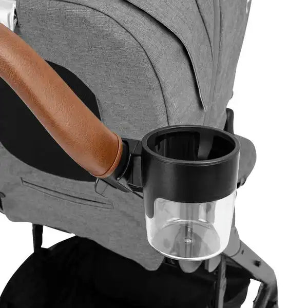 Nuna MIXX and DEMI Series Cup Holder attached to a stroller handle