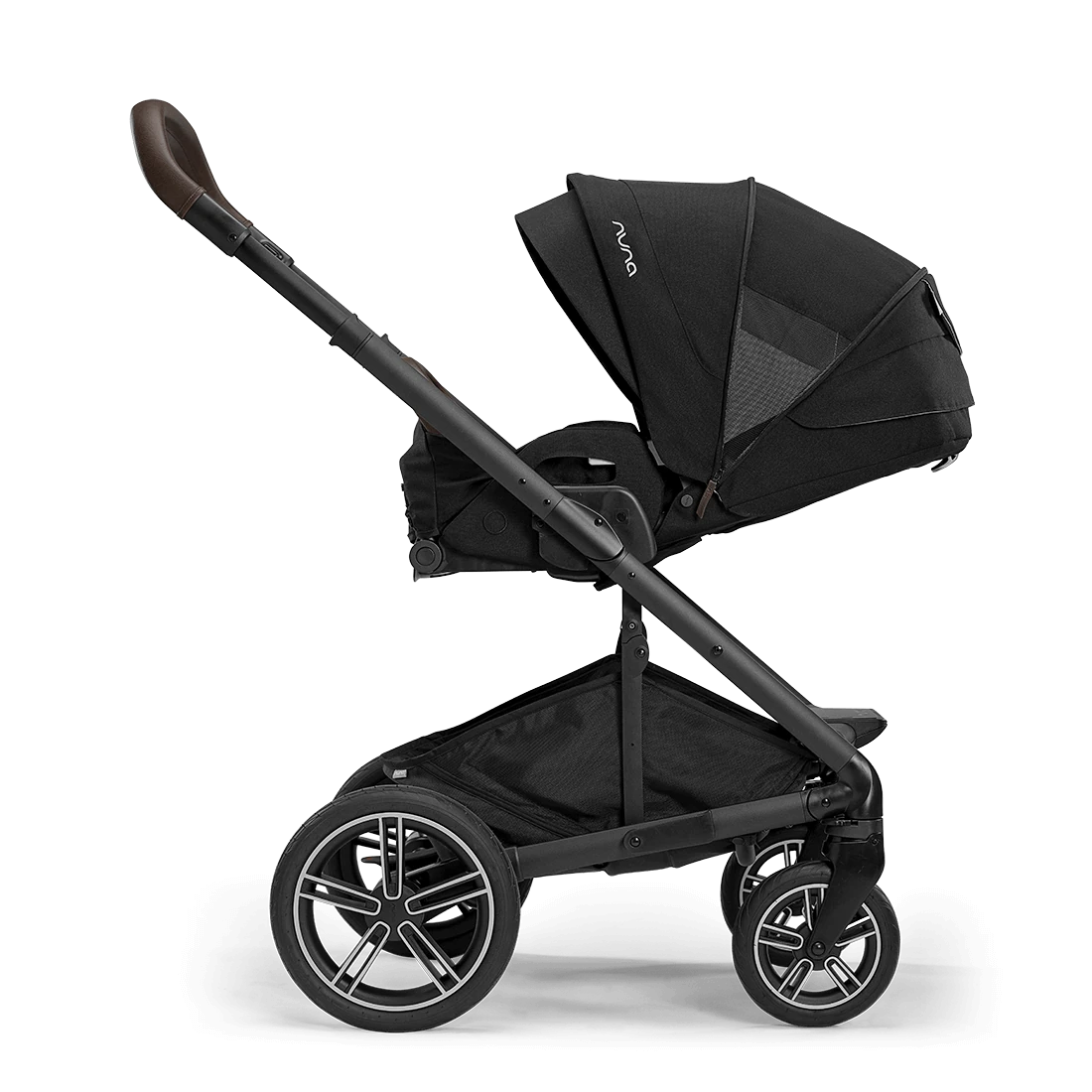 Nuna MIXX Next Full-Size Stroller — Caviar — alternate product view 4