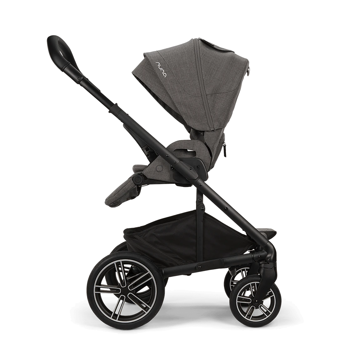 Nuna MIXX Next Full-Size Stroller — Pewter — alternate product view 2