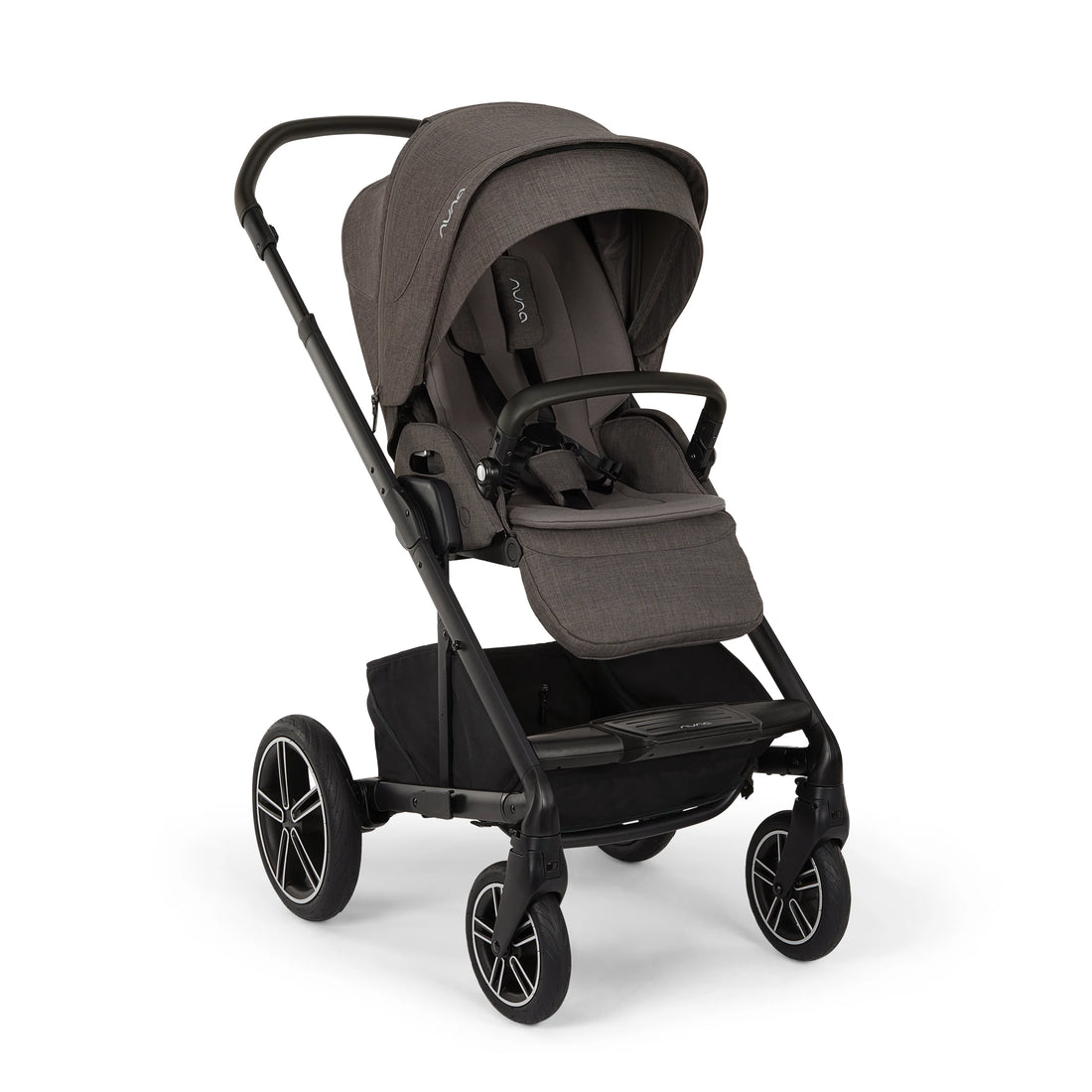 Nuna MIXX Next Stroller + PIPA Infant Car Seat Travel System showing Nuna MIXX Next Stroller in Pewter