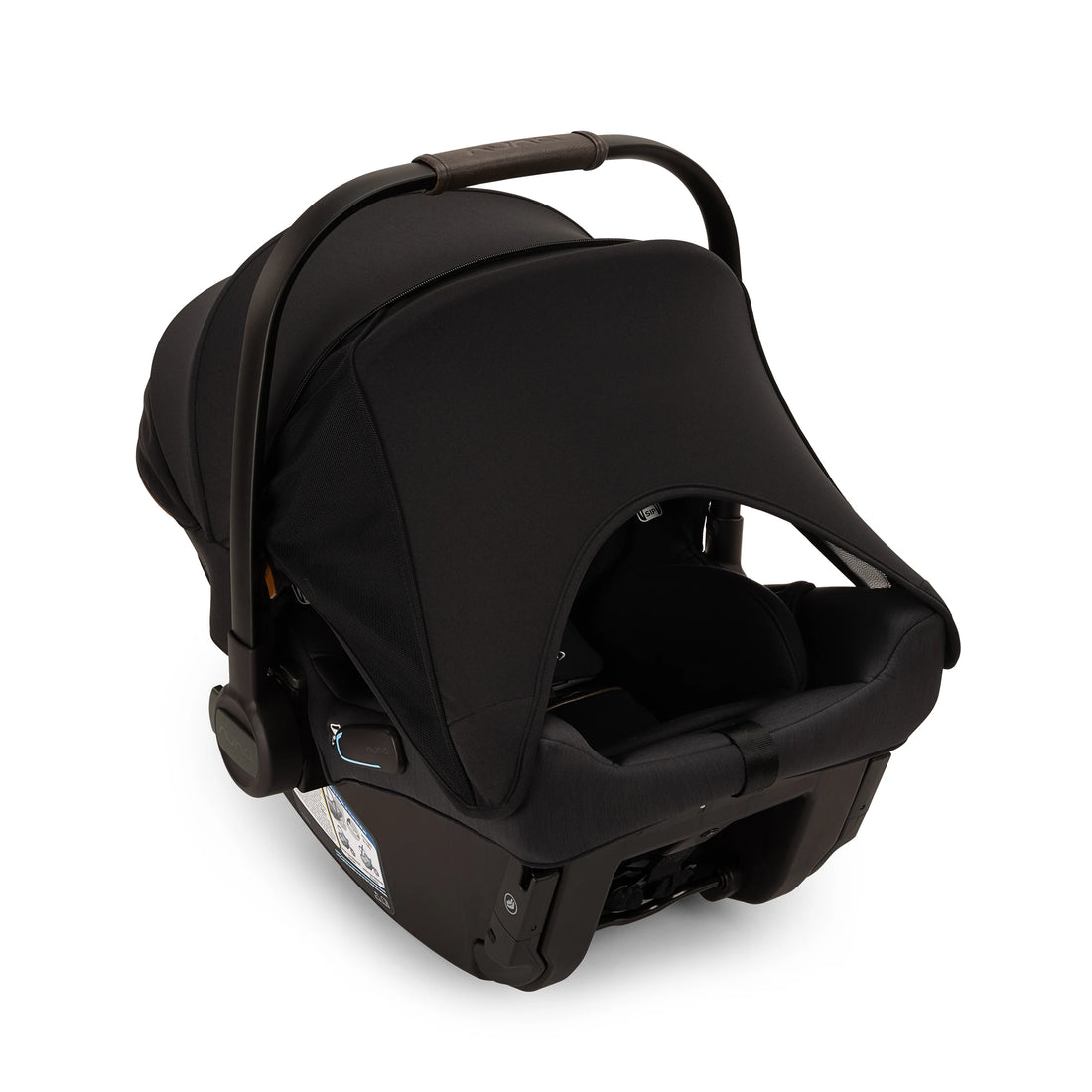 Nuna MIXX Next Stroller + PIPA Urbn Infant Car Seat Travel System showing in-use view