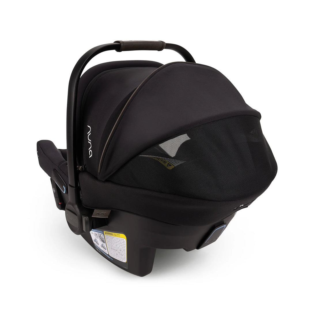 Nuna MIXX Next Stroller + PIPA Urbn Infant Car Seat Travel System showing seat detail