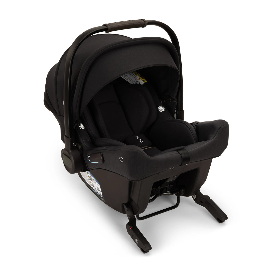 Nuna MIXX Next Stroller + PIPA Urbn Infant Car Seat Travel System showing seat detail