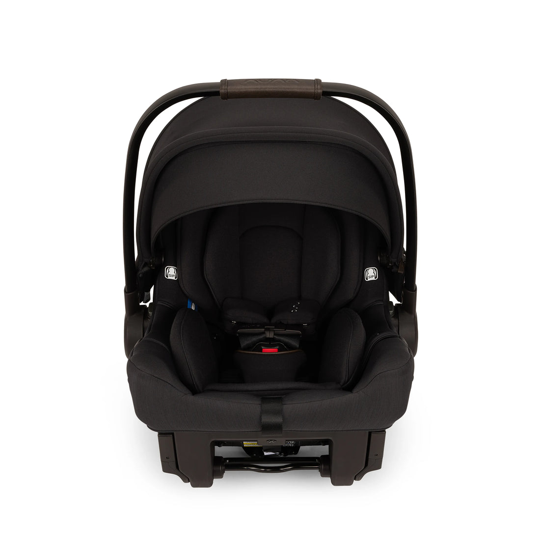 Nuna MIXX Next Stroller + PIPA Urbn Infant Car Seat Travel System showing seat detail