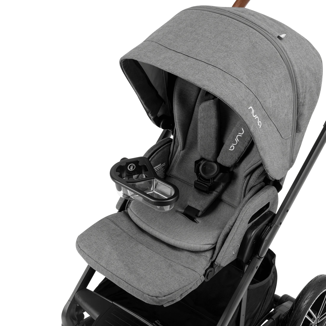 Nuna MIXX Series Stroller Child Tray — Black — alternate product view 2