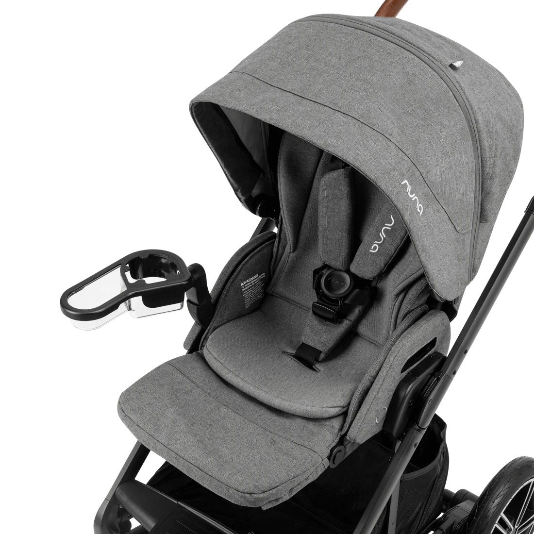 Nuna MIXX Series Stroller Child Tray — Black — alternate product view 4
