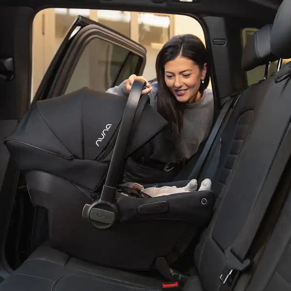 Nuna PIPA Urbn Infant Car Seat in Caviar - product view