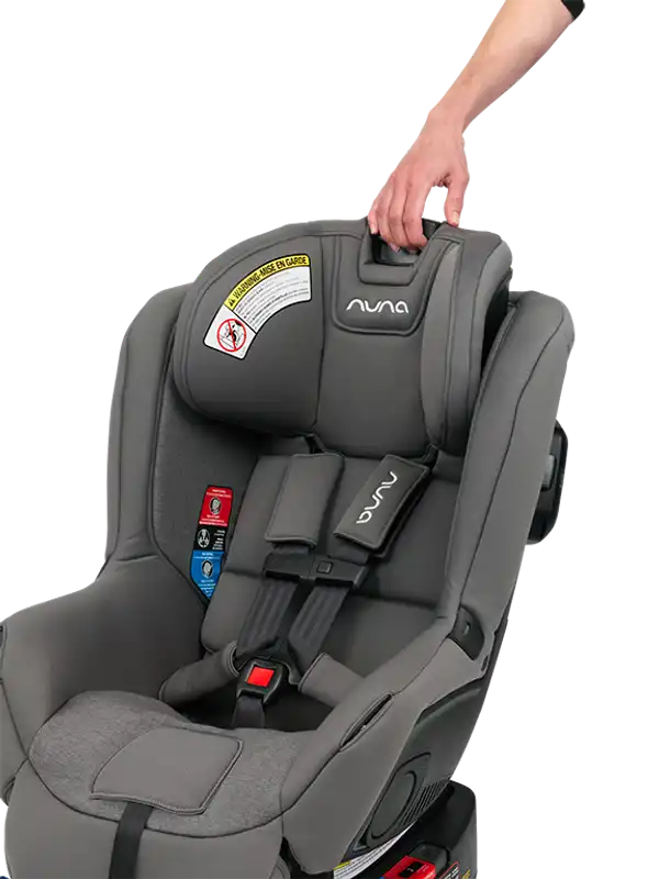 Nuna RAVA Convertible Car Seat — Nuna rava in Granite — official product view 05