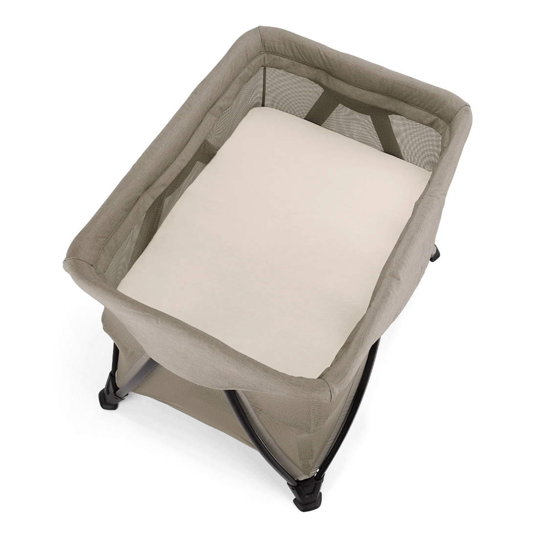 Nuna SENA Series Organic Cotton Playard Sheet — Moonbeam — alternate product view 2
