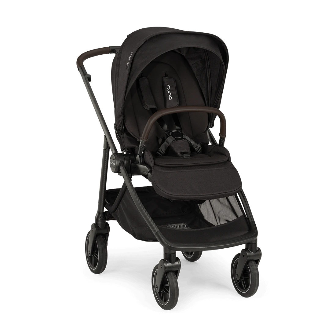 Nuna SWIV 360° Rotating Stroller — Caviar — product view
