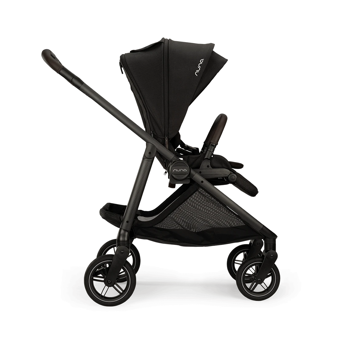 Nuna SWIV 360° Rotating Stroller — Caviar — alternate product view 3