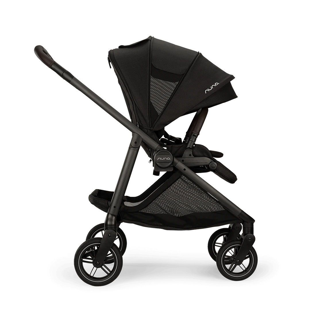 Nuna SWIV 360° Rotating Stroller — Caviar — alternate product view 4