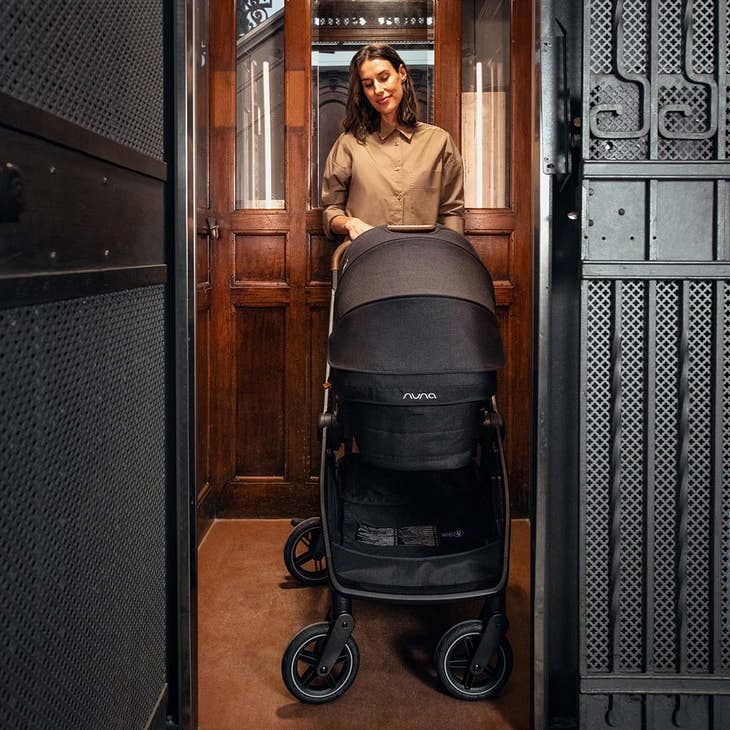 Nuna SWIV Stroller in Caviar — official product view 22