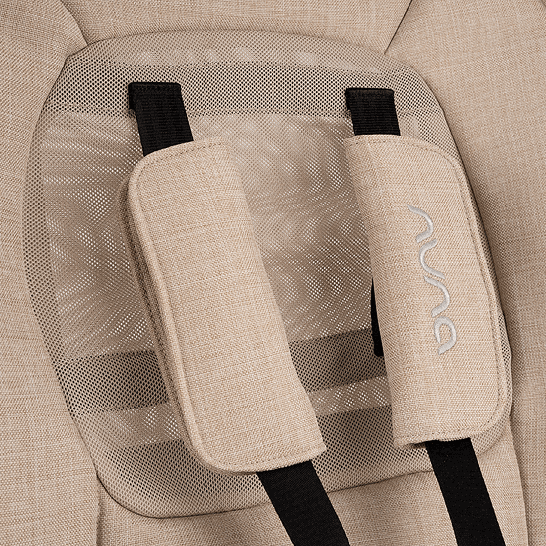 Nuna TRIV next Stroller — Biscotti breathable mesh seat