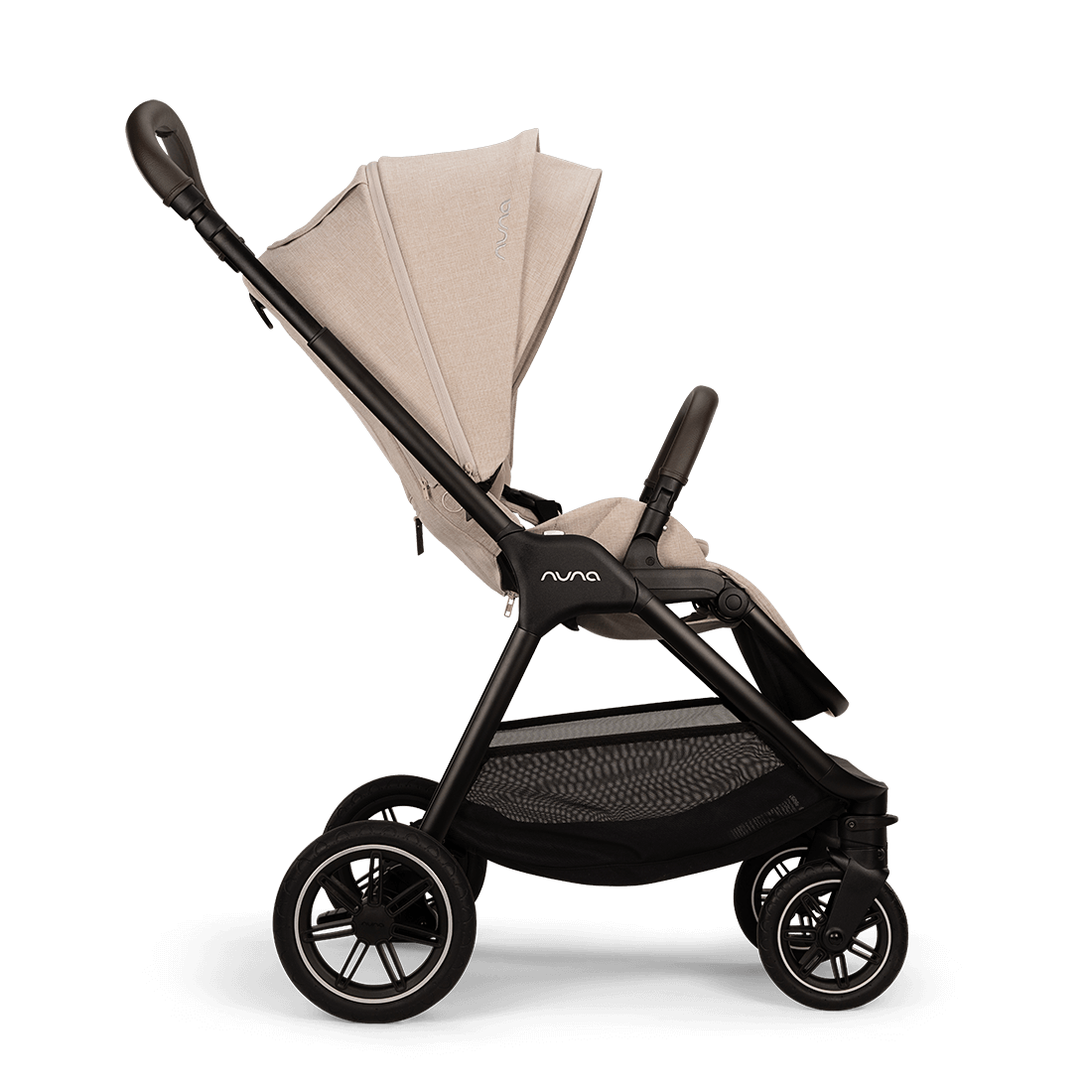 Nuna TRIV next Stroller — Biscotti forward-facing light recline