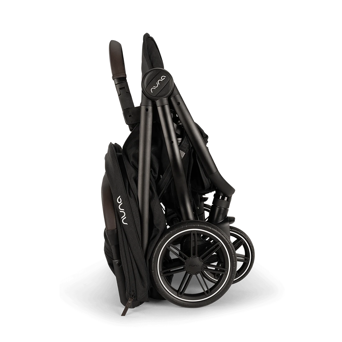Nuna TRVL Dubl Double Stroller — Caviar — alternate product view 5