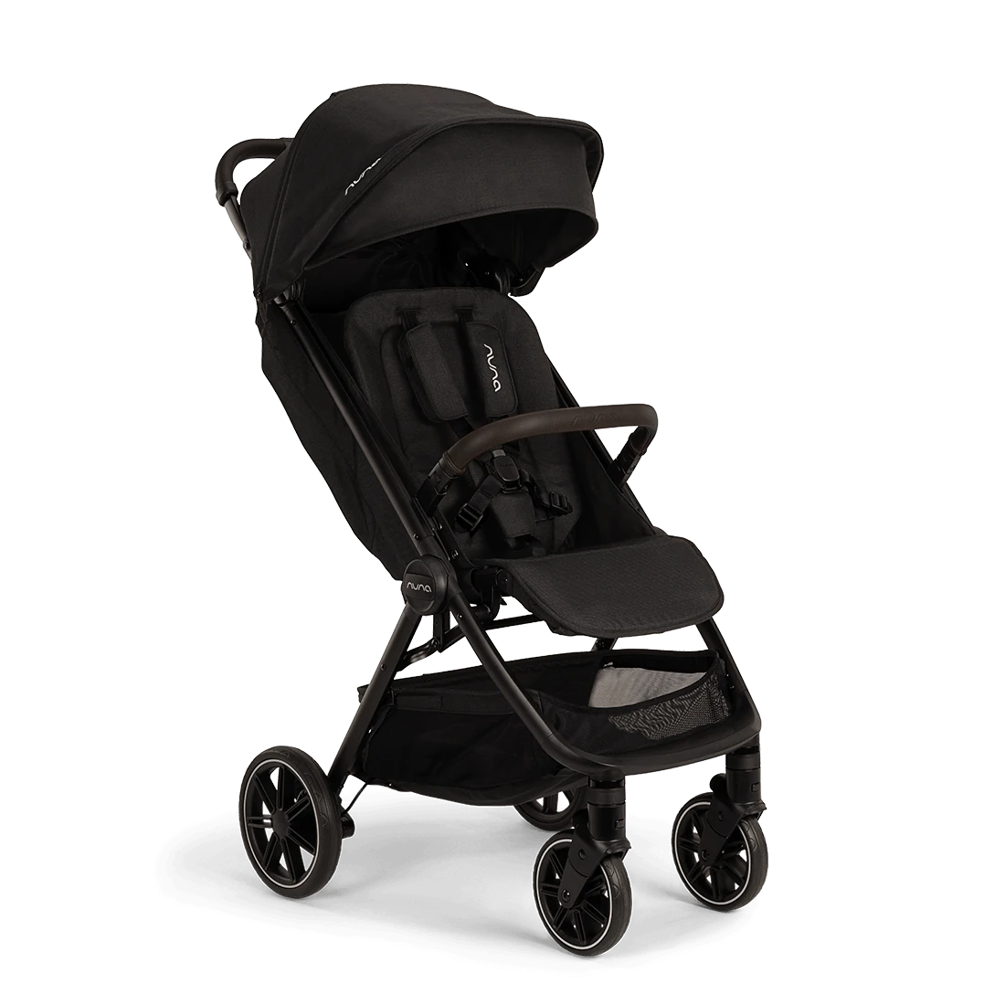 Nuna TRVL LX Lightweight Stroller — Caviar — product view