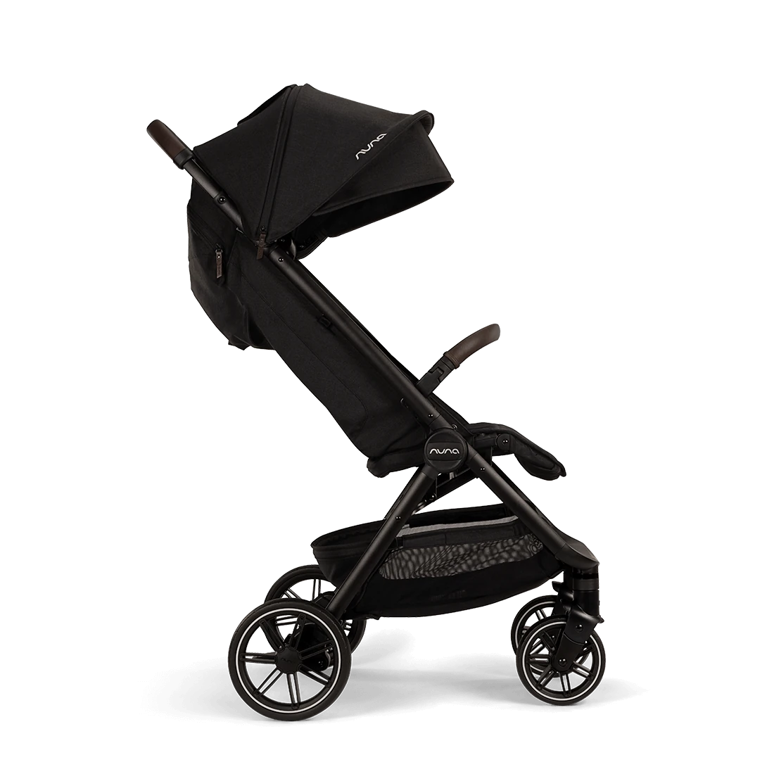 Nuna TRVL LX Lightweight Stroller — Caviar — alternate product view 2