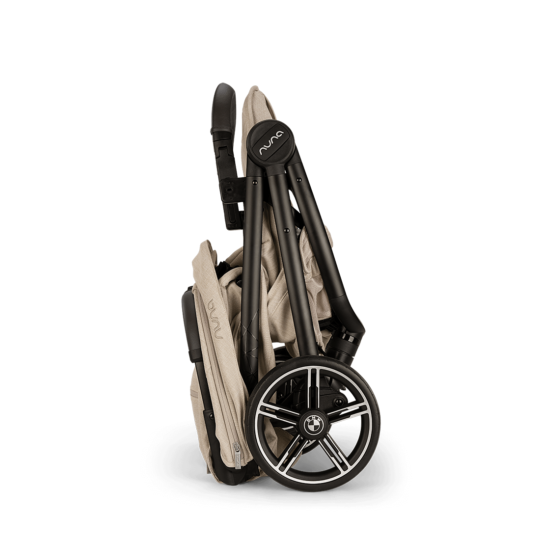Nuna TRVL lx Stroller — Mica BMW Collection compact fold