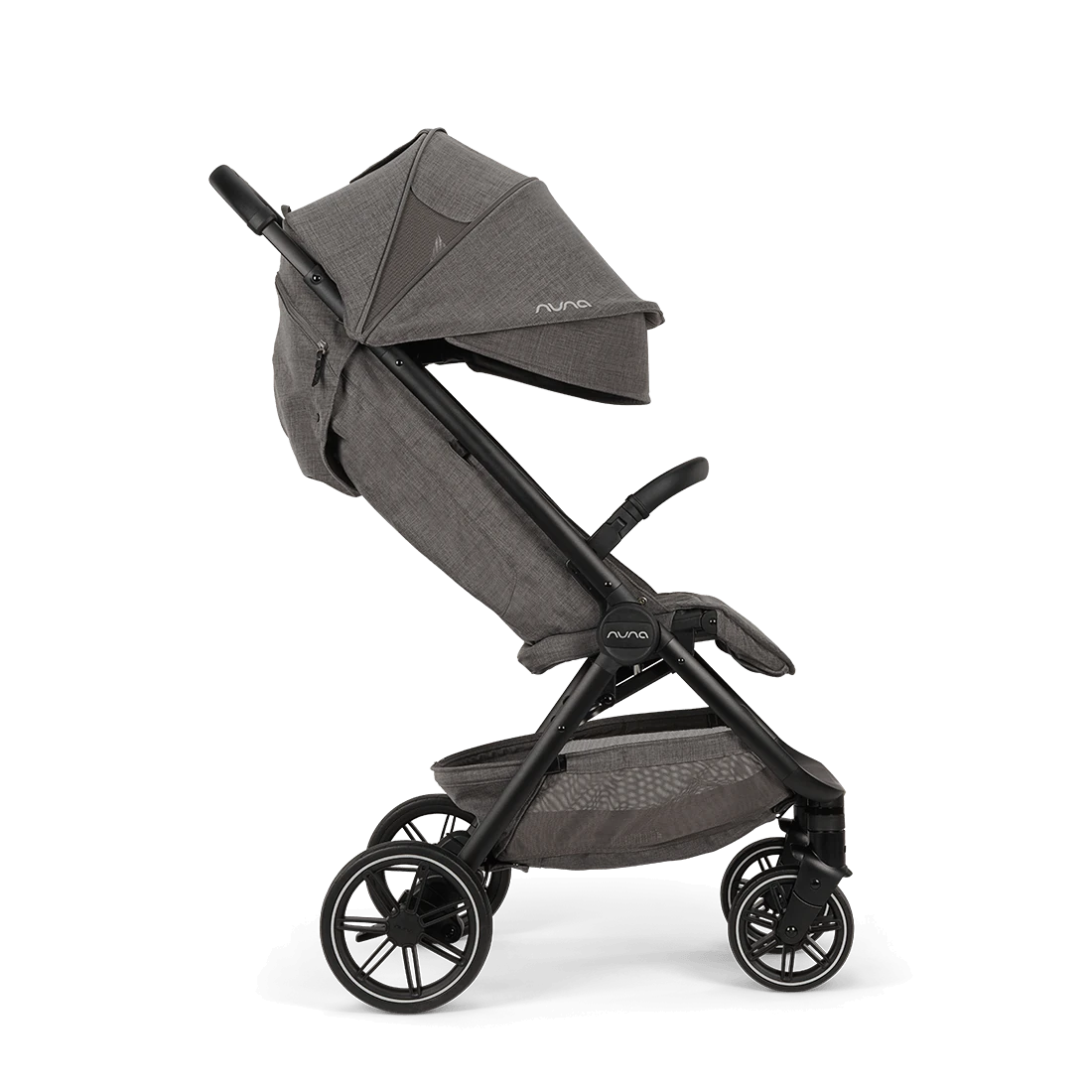 Nuna TRVL LX Lightweight Stroller — Pewter — alternate product view 2