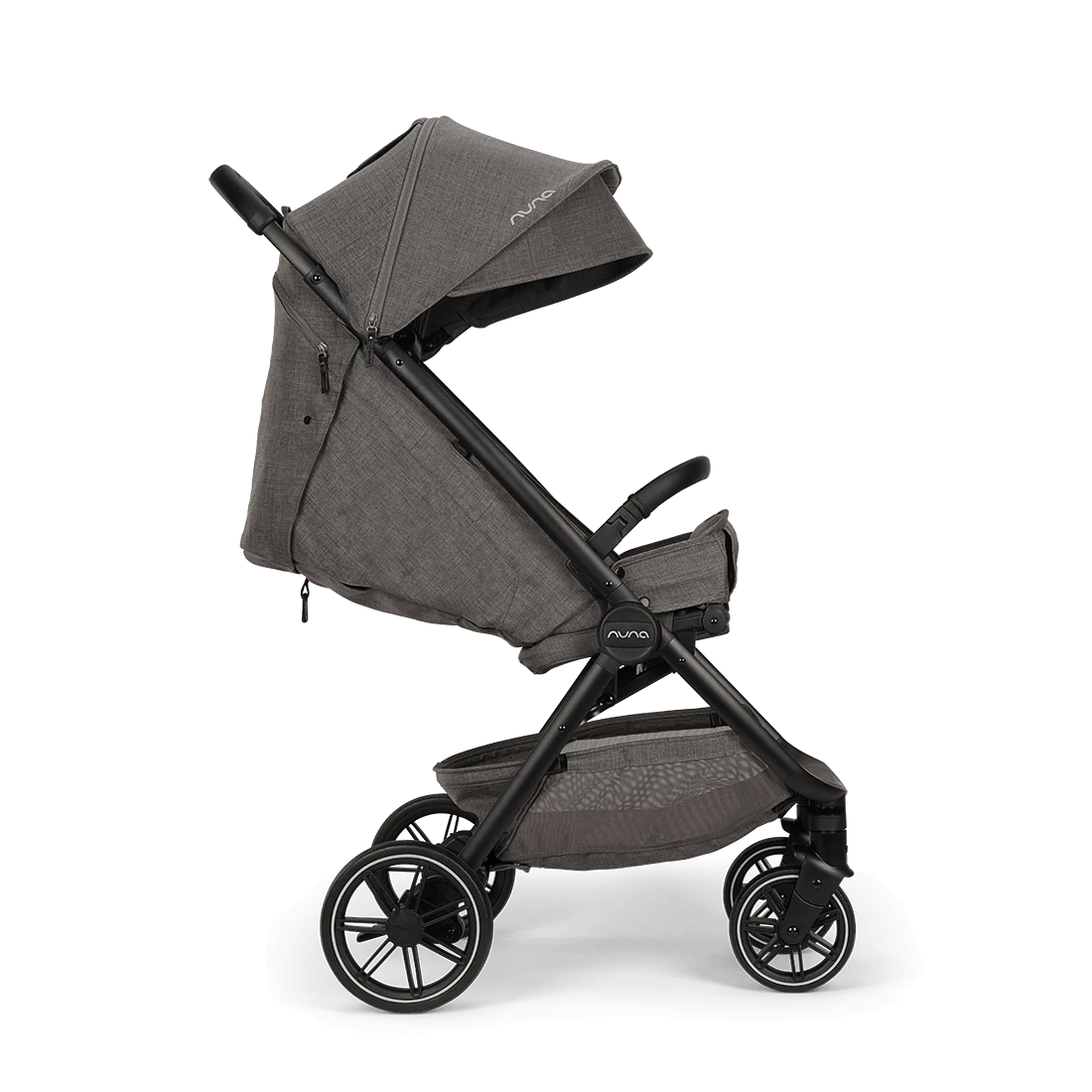 Nuna TRVL LX Lightweight Stroller — Pewter — alternate product view 3