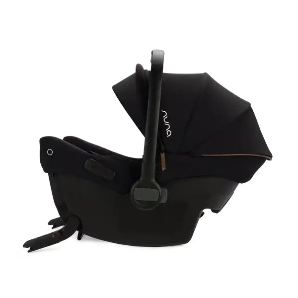 Nuna TRVL LX Stroller + PIPA Urbn Infant Car Seat Travel System showing Nuna PIPA urbn Infant Car Seat — Nuna pipa urbn in Caviar — official product view 06