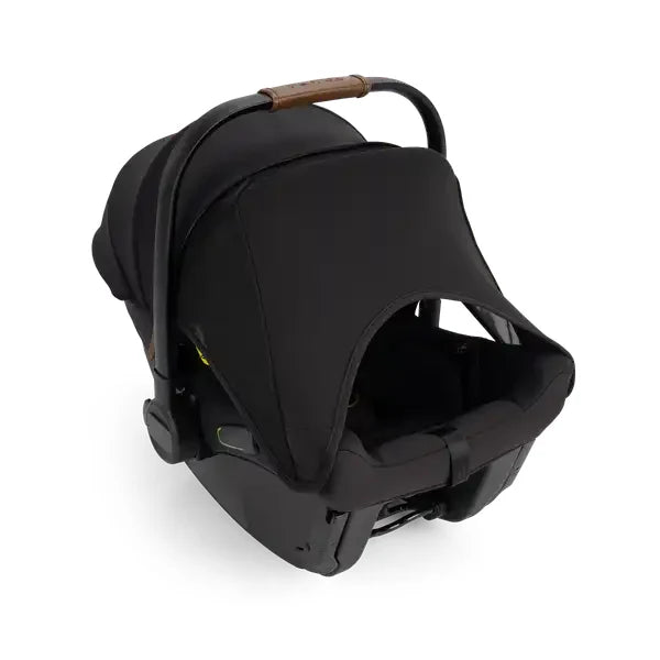 Nuna TRVL LX Stroller + PIPA Urbn Infant Car Seat Travel System showing Nuna PIPA urbn Infant Car Seat — Nuna pipa urbn in Caviar — official product view 04