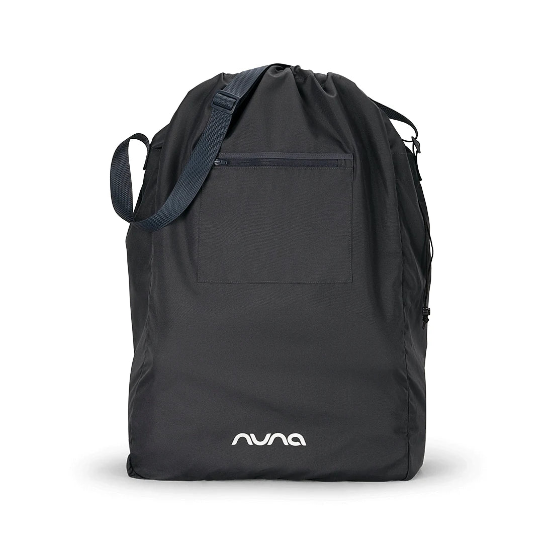 Nuna TRVL LX Stroller + PIPA Urbn Infant Car Seat Travel System showing Nuna TRVL lx Stroller — Caviar travel bag