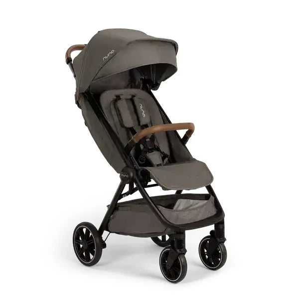 Nuna TRVL LX Stroller + PIPA Urbn Infant Car Seat Travel System showing Nuna TRVL LX Stroller in Granite - product view