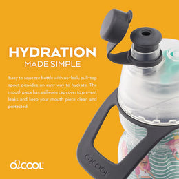 O2Cool 12 oz Kid's Mist 'N Sip 2-in-1 Misting Water Bottle - Donuts