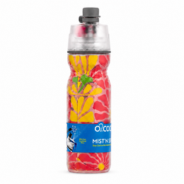 O2Cool 20 oz Mist 'N Sip 2-in-1 Misting Water Bottle - Brush Stroke Multi