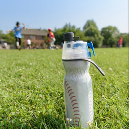 O2Cool 20 oz Mist 'N Sip 2-in-1 Misting Water Bottle - Baseball