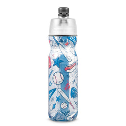 O2Cool 20 oz Mist 'N Sip 2-in-1 Misting Water Bottle - Baseball Sketch