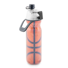 O2Cool 20 oz Mist 'N Sip 2-in-1 Misting Water Bottle - Basketball