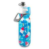 O2Cool 20 oz Mist 'N Sip 2-in-1 Misting Water Bottle - Bomb Pop
