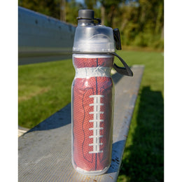 O2Cool 20 oz Mist 'N Sip 2-in-1 Misting Water Bottle - Football