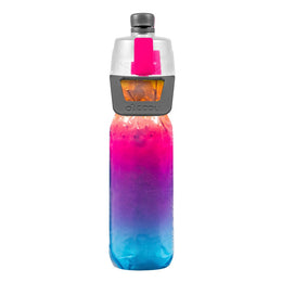 O2Cool 20 oz Mist 'N Sip 2-in-1 Misting Water Bottle - Ombre Raspberry